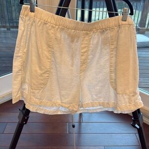 Banana Republic White Linen Shorts - XL